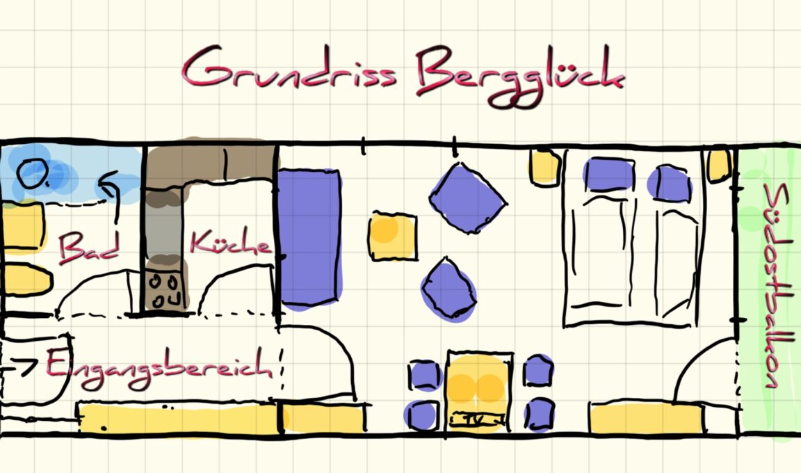 Grundriss Ferienwohnung