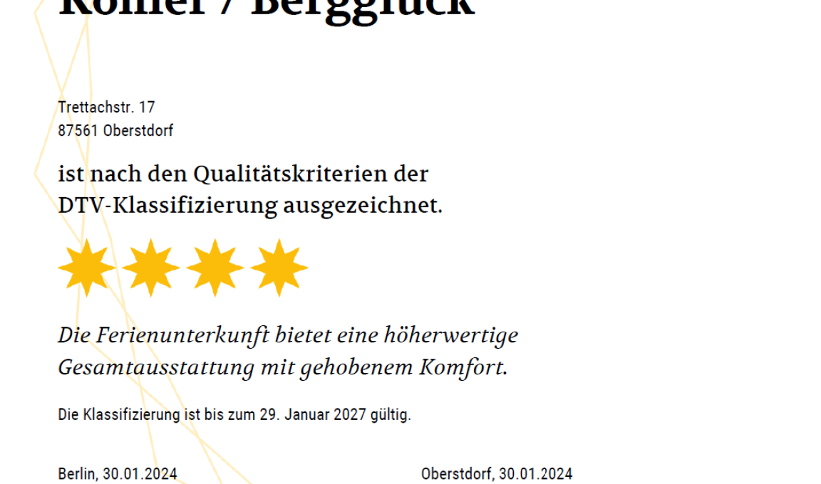 DTV Klassifizierung