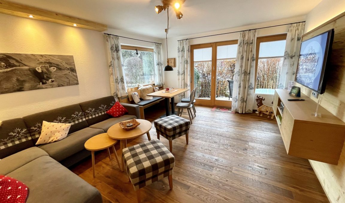 Wohntimmer Ferienwohnung Allgäu